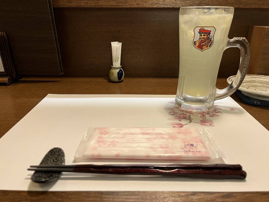 食ゆりは カウンター席