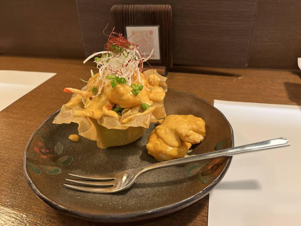 食ゆりは 海老マヨチリソース