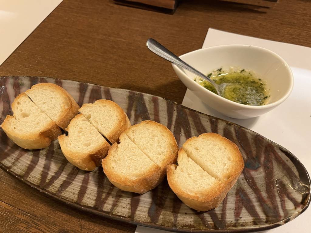 食ゆりは 自家製ガーリックバタートースト