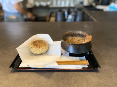 外パリッ中ふわっ！大満足な和朝食｜MEGURO miso soup stand｜樋川 和食