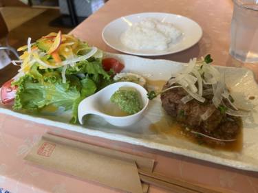 緑に囲まれた癒し空間｜プティリス食堂｜泊 洋食レストラン